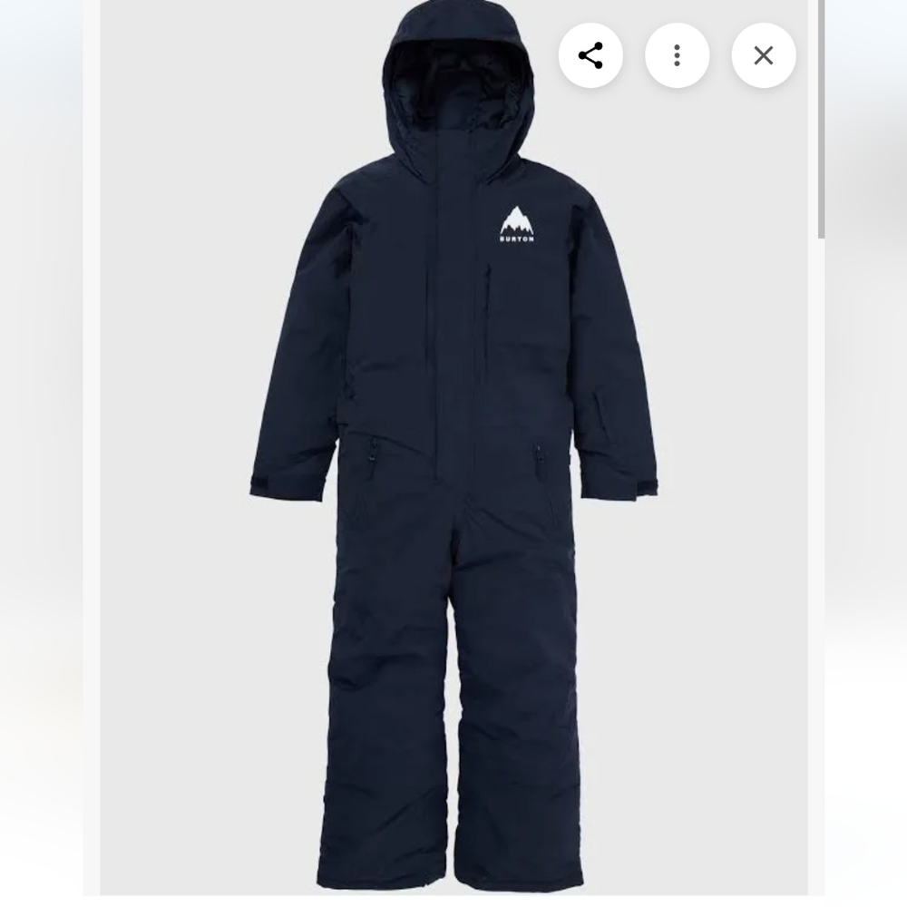 Kids Black Ski Overalls